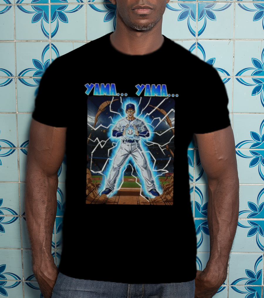 Yoshinobu Yamamoto Yama Yama Anime Los Angeles Dodgers MLB Baseball T-Shirt