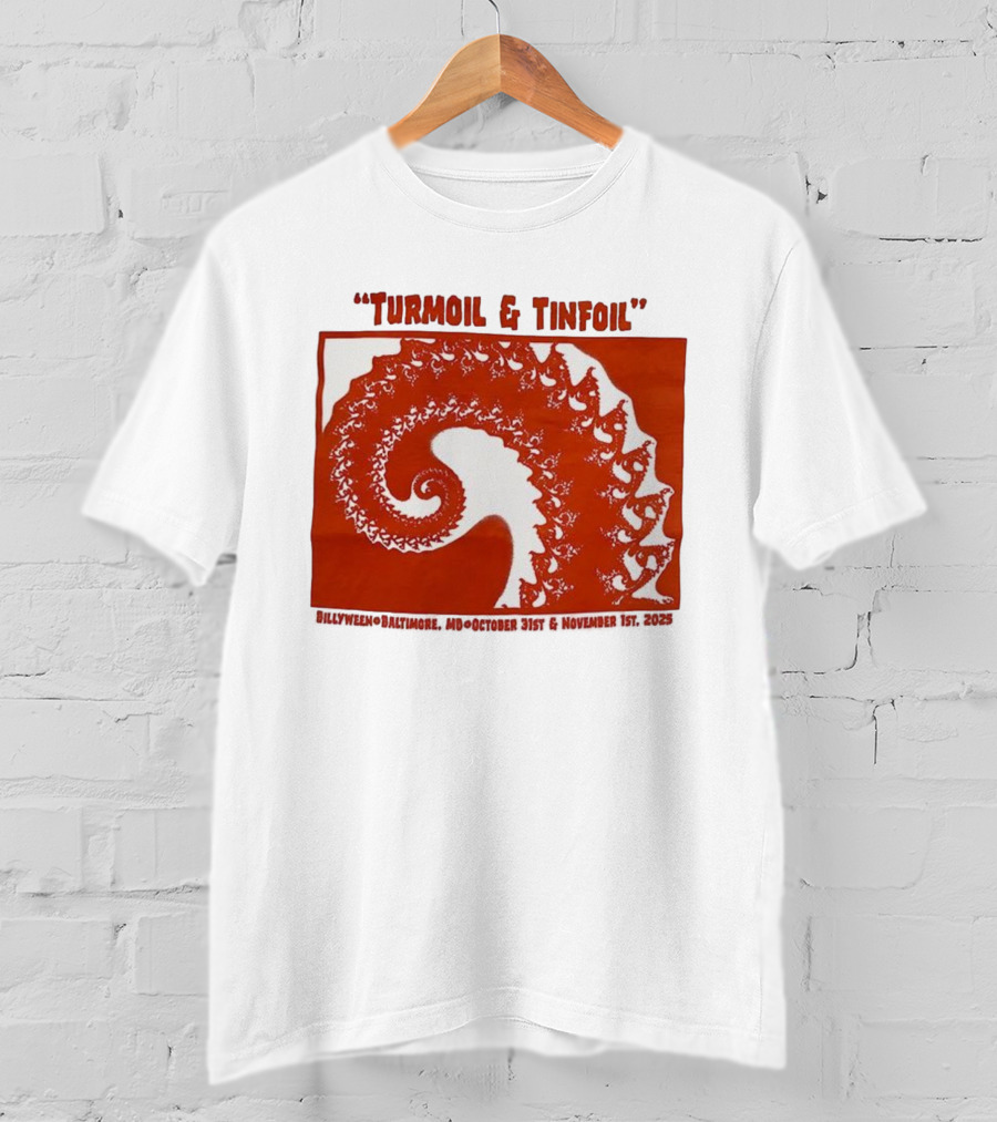 Turmoil And Tinfoil Intricate Spiral Pattern Billyween Baltimore T-Shirt