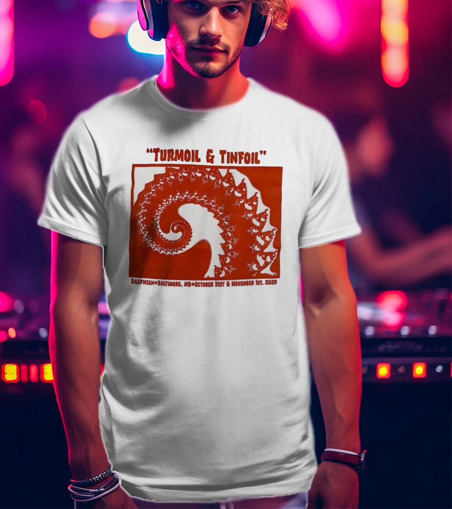 Turmoil And Tinfoil Intricate Spiral Pattern Billyween Baltimore T-Shirt