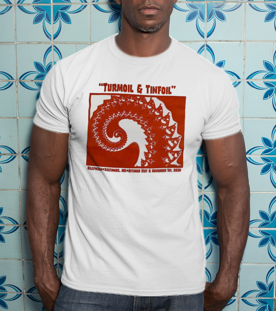 Turmoil And Tinfoil Intricate Spiral Pattern Billyween Baltimore T-Shirt