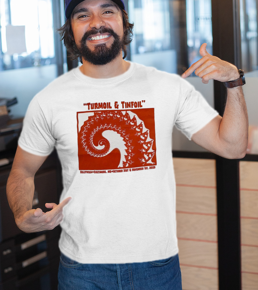 Turmoil And Tinfoil Intricate Spiral Pattern Billyween Baltimore T-Shirt