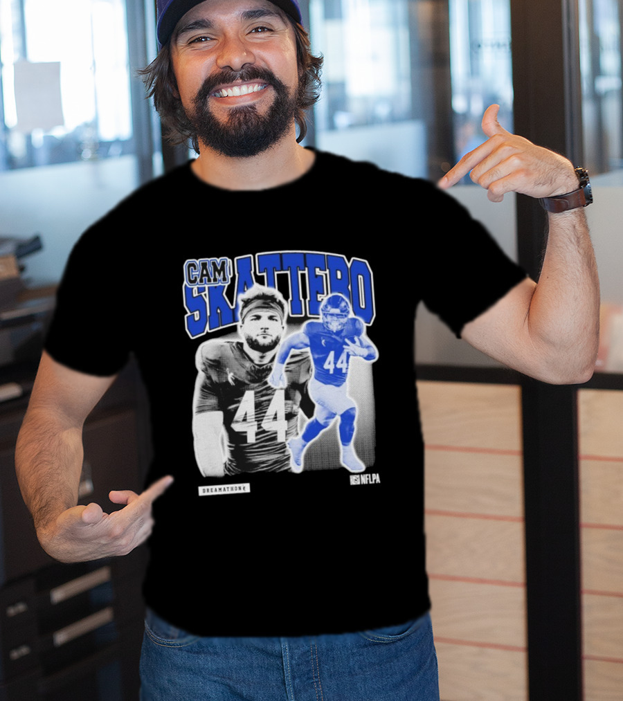 CAM Skattebo NFLPA Dreamathon Football Player 44 T-Shirt