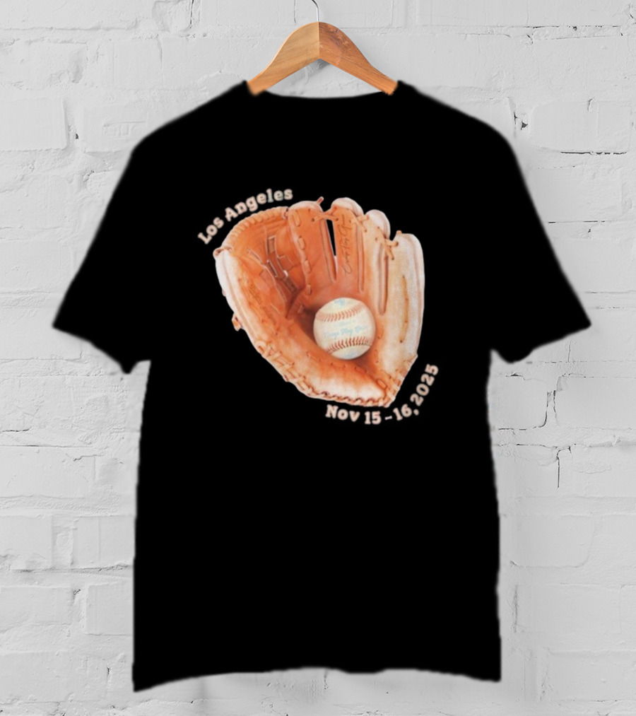 Camp Flog Gnaw Dodgers Stadium Nov 15 16 2025 Event Baseball Glove T-Shirt