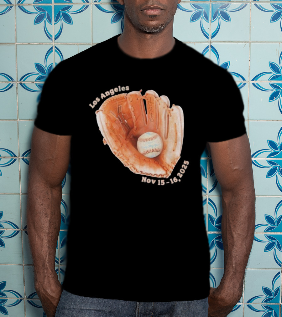 Camp Flog Gnaw Dodgers Stadium Nov 15 16 2025 Event Baseball Glove T-Shirt