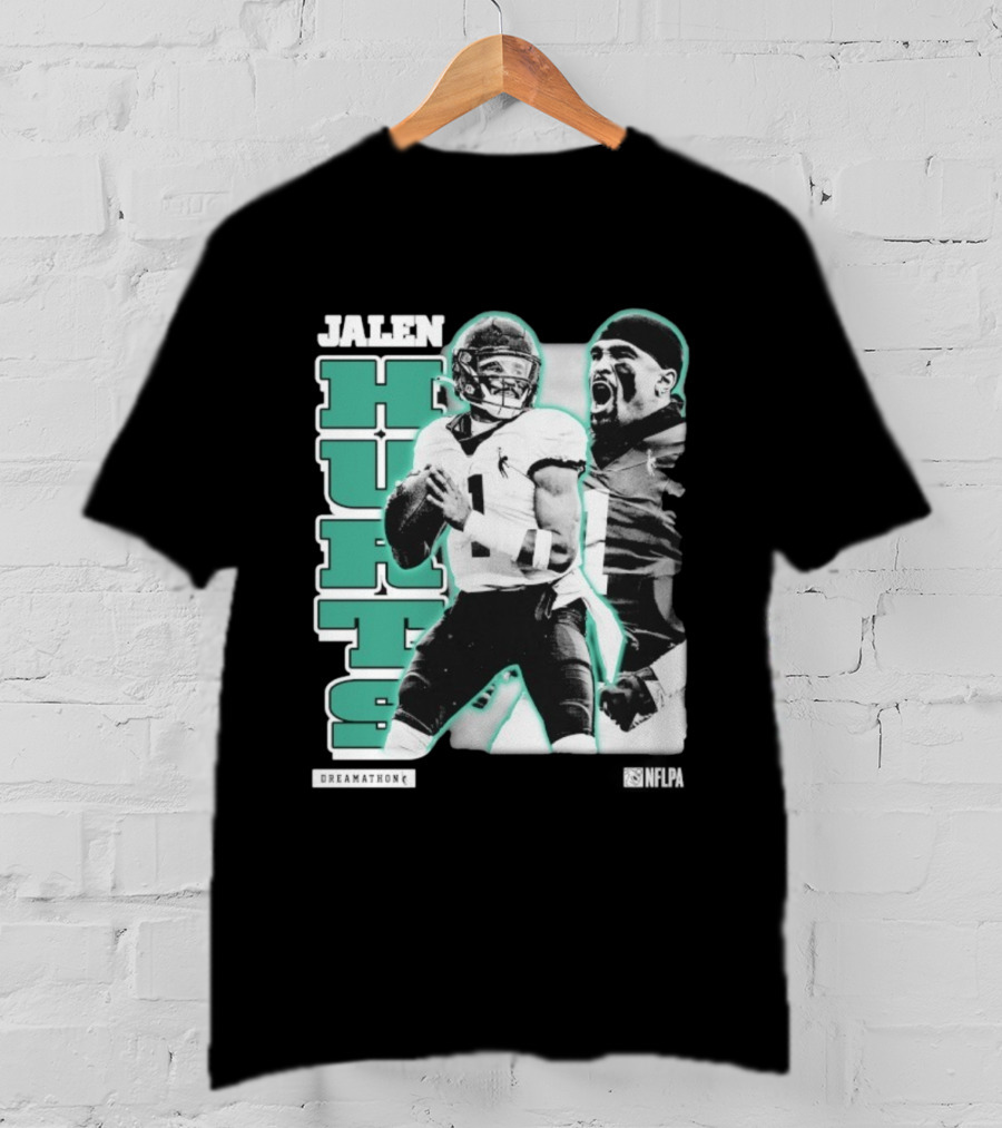 Jalen Hurts Dreamathon Philadelphia Eagles NFLPA Philly Football T-Shirt