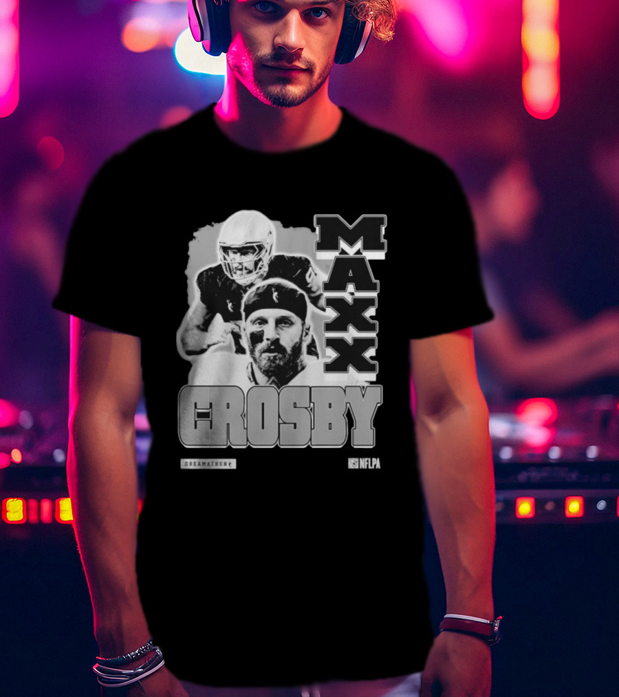 Maxx Crosby NFLPA Dreamathon Raiders Football Player Theme T-Shirt