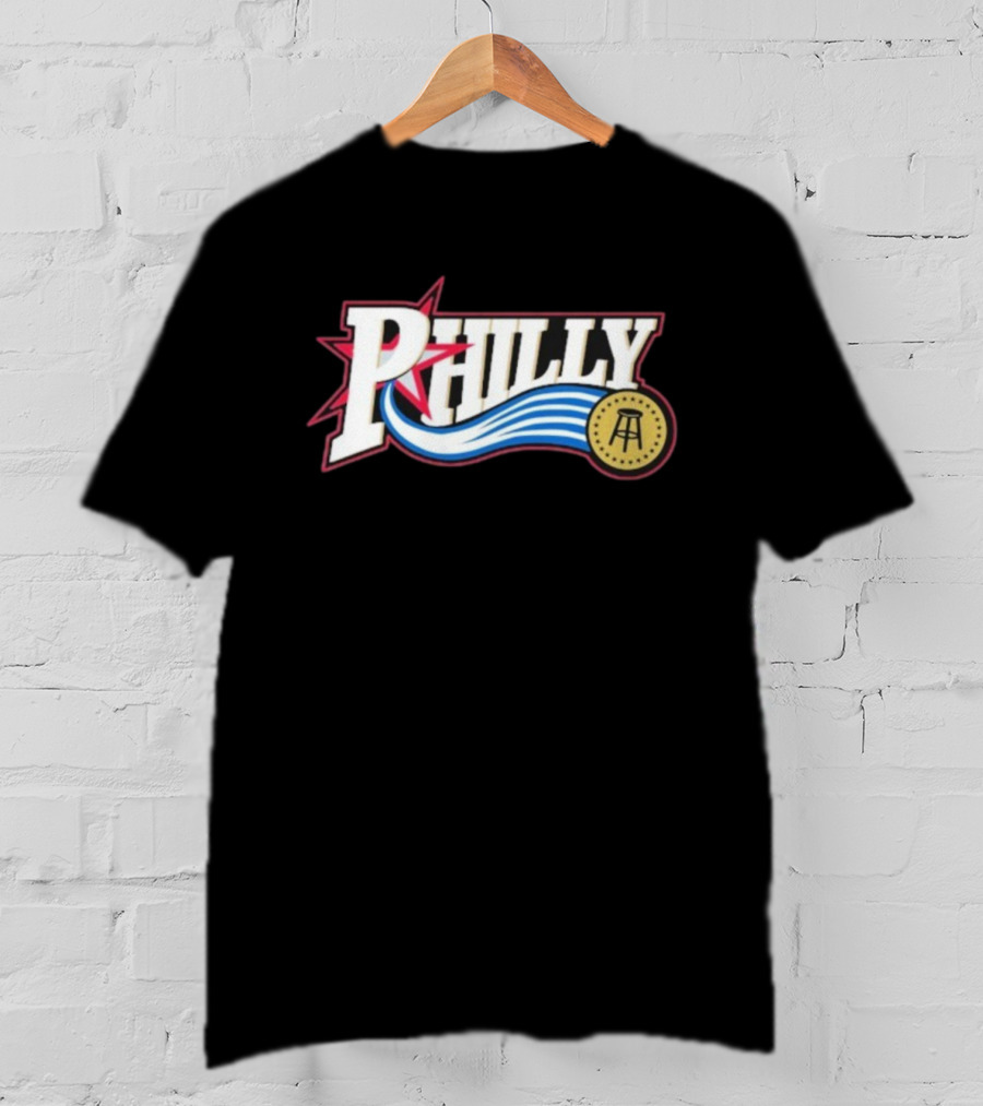 Philly Star With Stool And Wave Elements T-Shirt