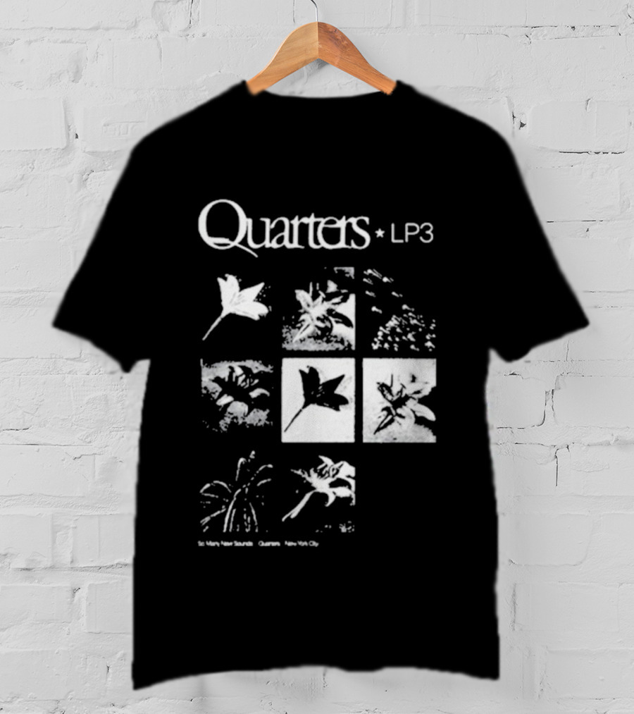 Quarters LP3 Flower Botanical Frames By The Departed Proceeds By Annie Hamilton T-Shirt