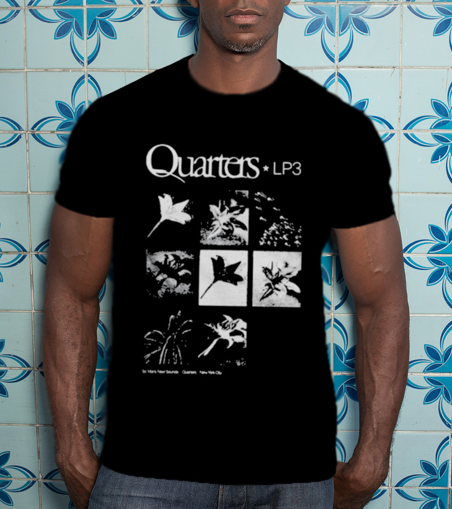 Quarters LP3 Flower Botanical Frames By The Departed Proceeds By Annie Hamilton T-Shirt
