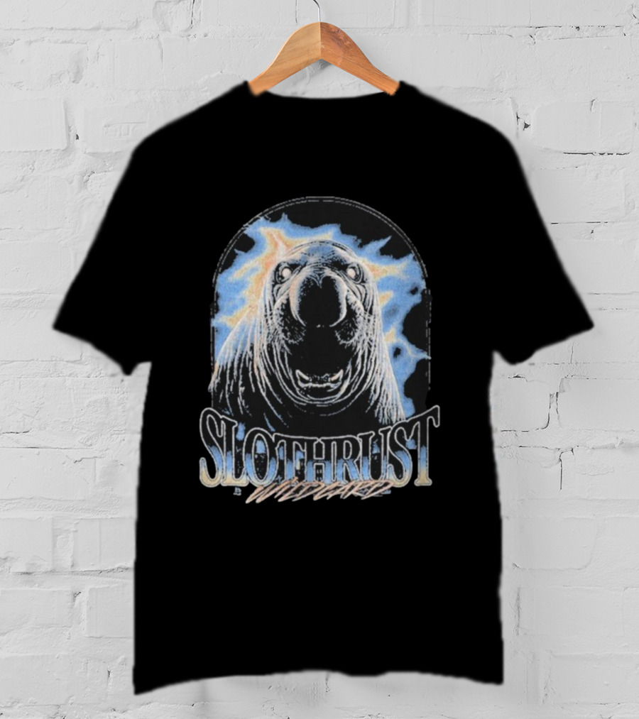 Slothrust Wildcard Walrus Thunderbolt Art T-Shirt