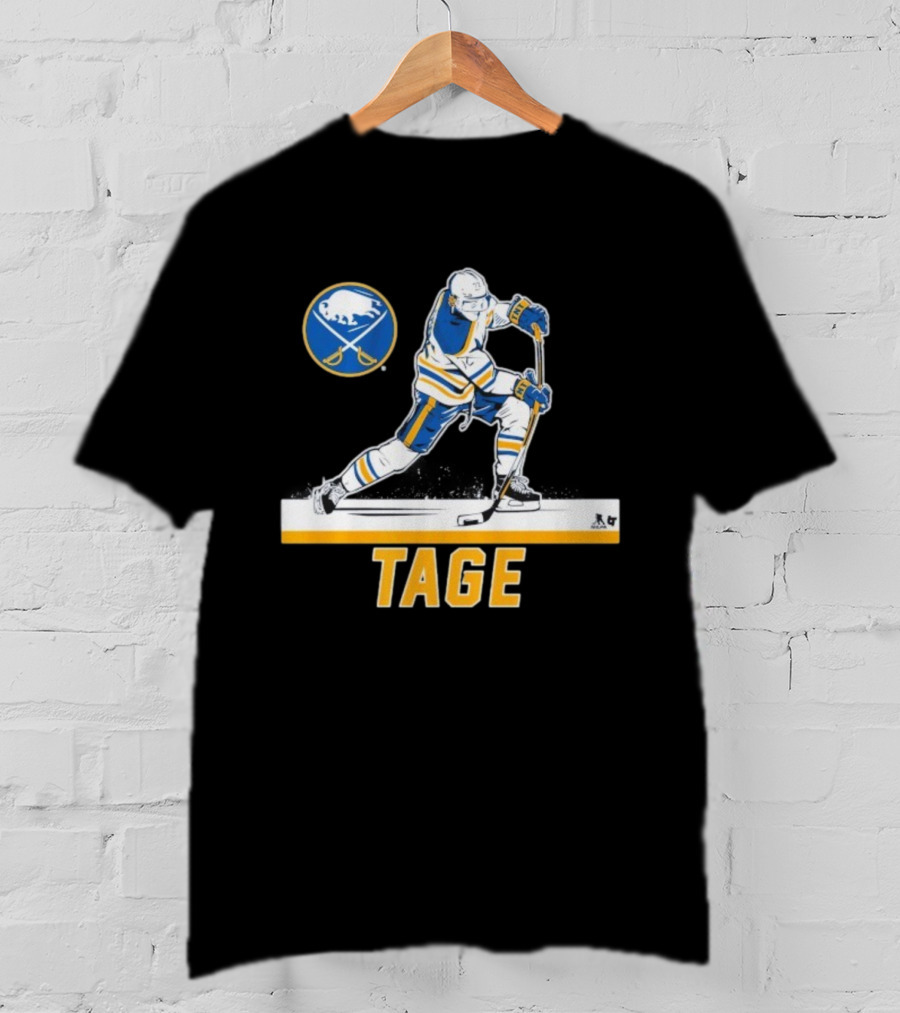 Tage Thompson Buffalo Sabres Hockey Action Art T-Shirt