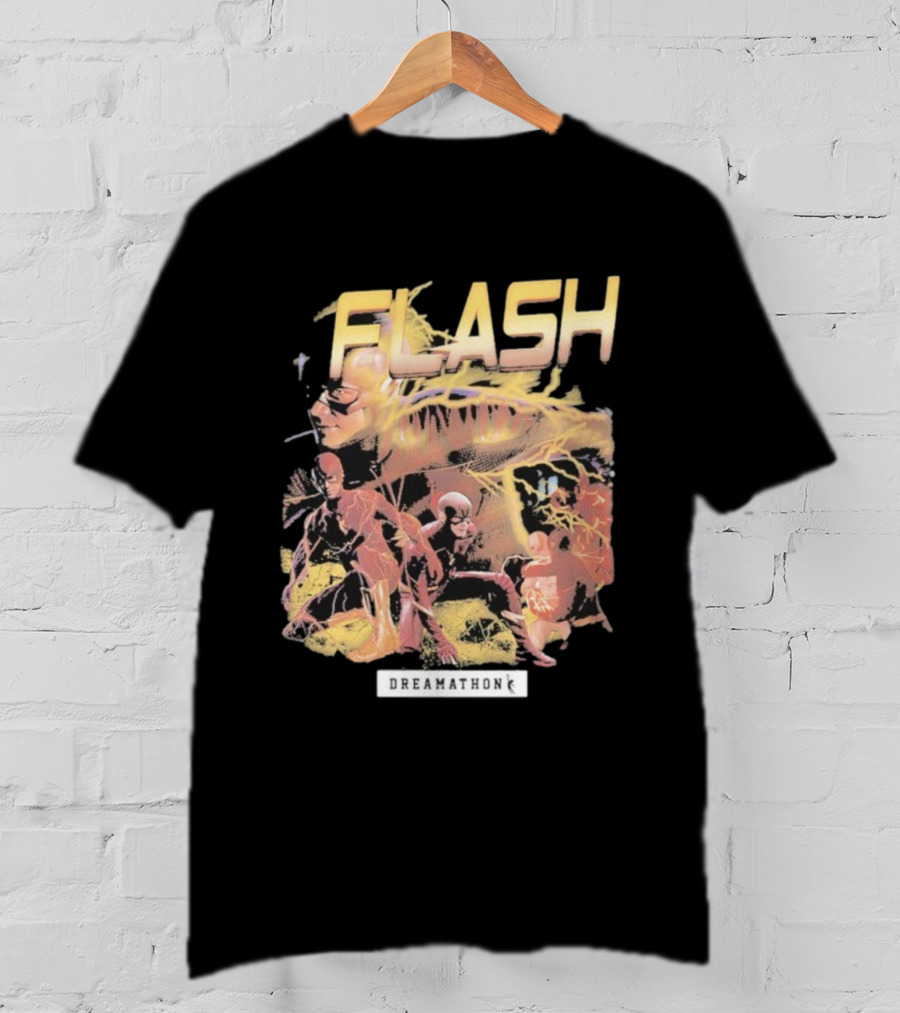 Flash Dreamathon Comic Heroes Lightning Collaboration T-Shirt