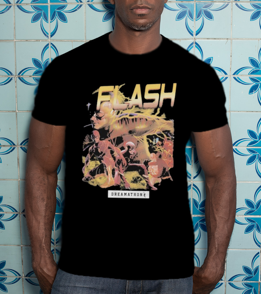 Flash Dreamathon Comic Heroes Lightning Collaboration T-Shirt