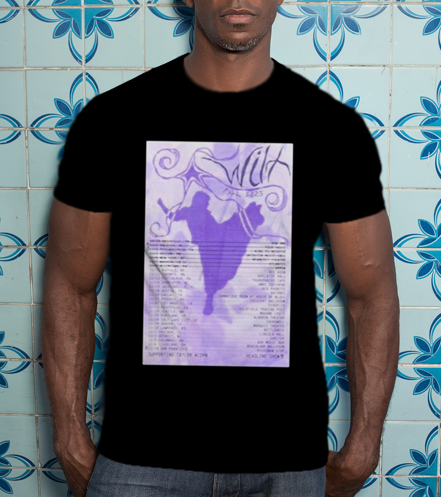 Wilt Fall 2025 Tour Dates Supporting Taylor Acorn Headline Shows T-Shirt