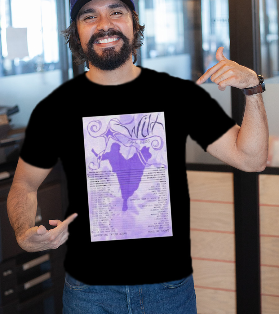 Wilt Fall 2025 Tour Dates Supporting Taylor Acorn Headline Shows T-Shirt