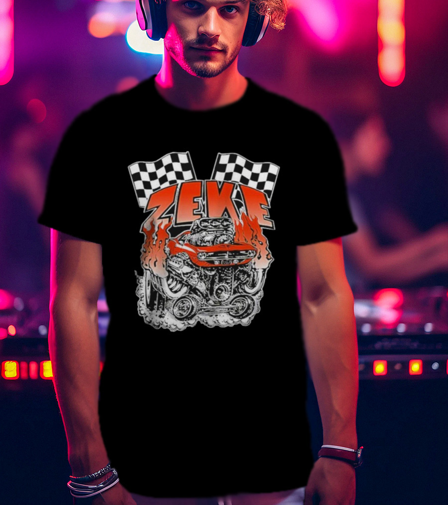 Zeke Band Hot Rod Flames Concert Black Bear Lodge Brisbane Nov 13th 2025 T-Shirt