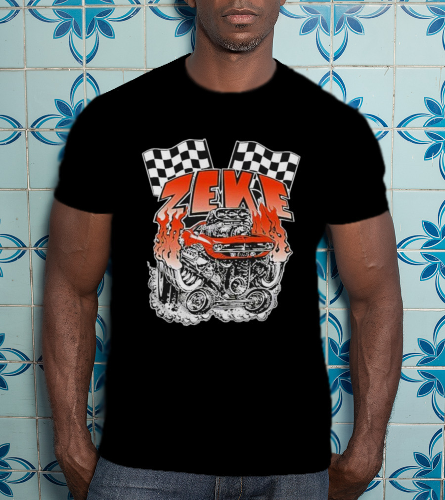 Zeke Band Hot Rod Flames Concert Black Bear Lodge Brisbane Nov 13th 2025 T-Shirt