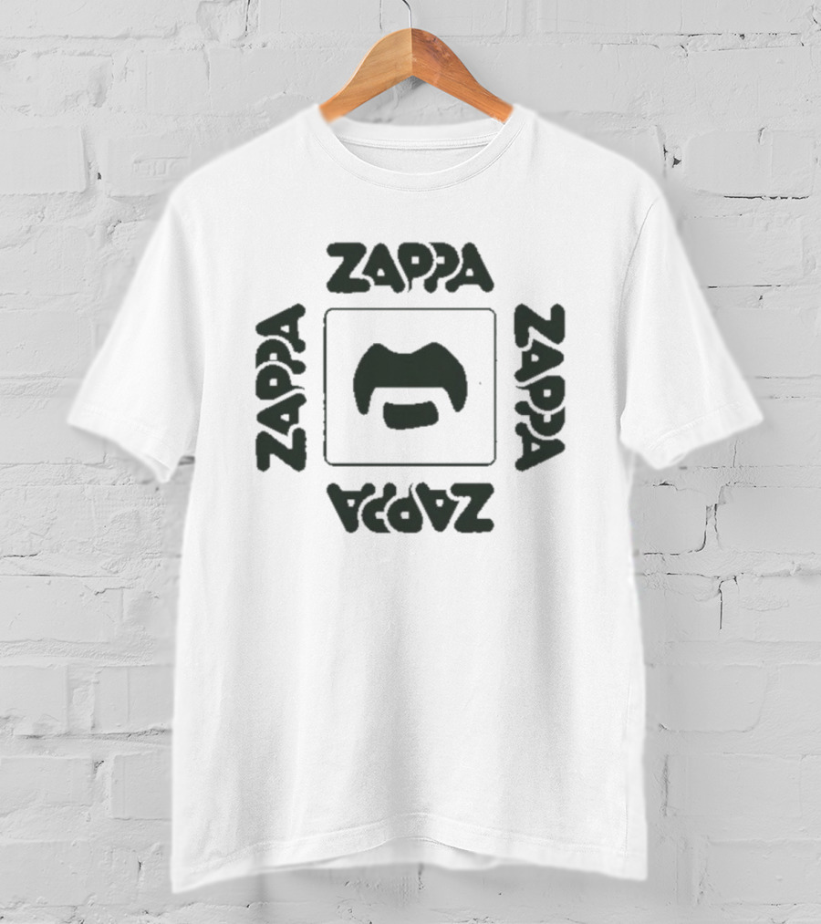 Zappa Zappa Iconic Facial Hair Motif T-Shirt