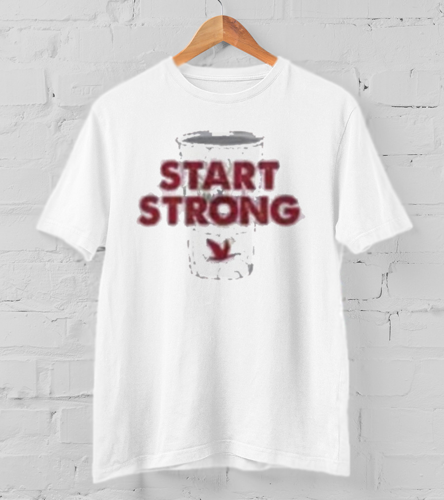 Start Strong Wawa Coffee Cup T-Shirt