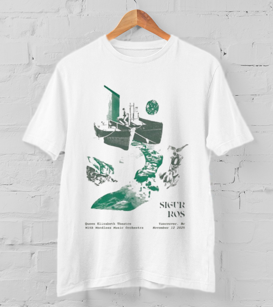 Sigur Ros 11 12 2025 Vancouver BC Queen Elizabeth Theatre Event T-Shirt