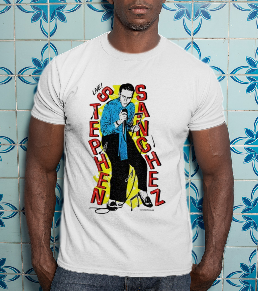 Stephen Sanchez Retro Music Performance Stephen Sanchez The Connie Co Show T-Shirt