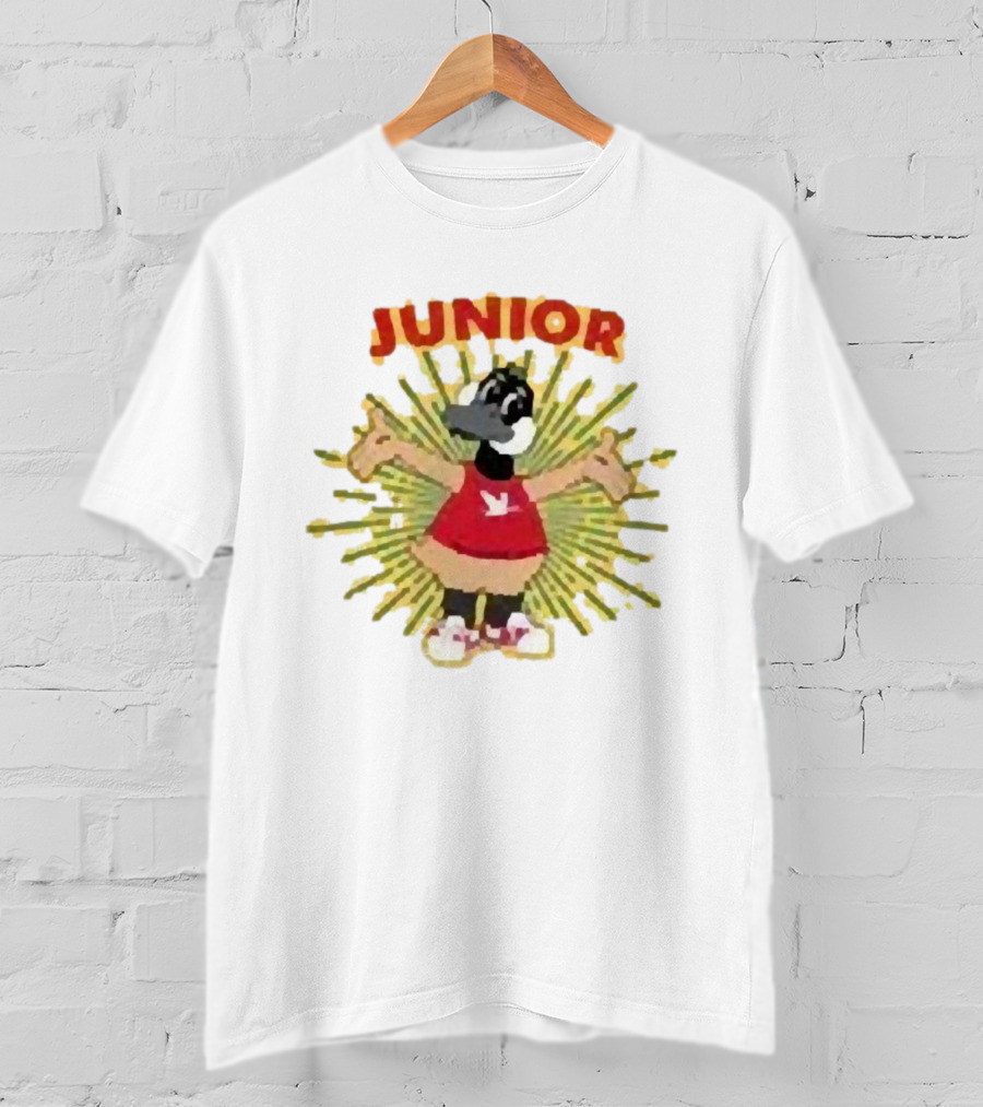 Wawa Junior Mascot Character With Radiant Burst T-Shirt