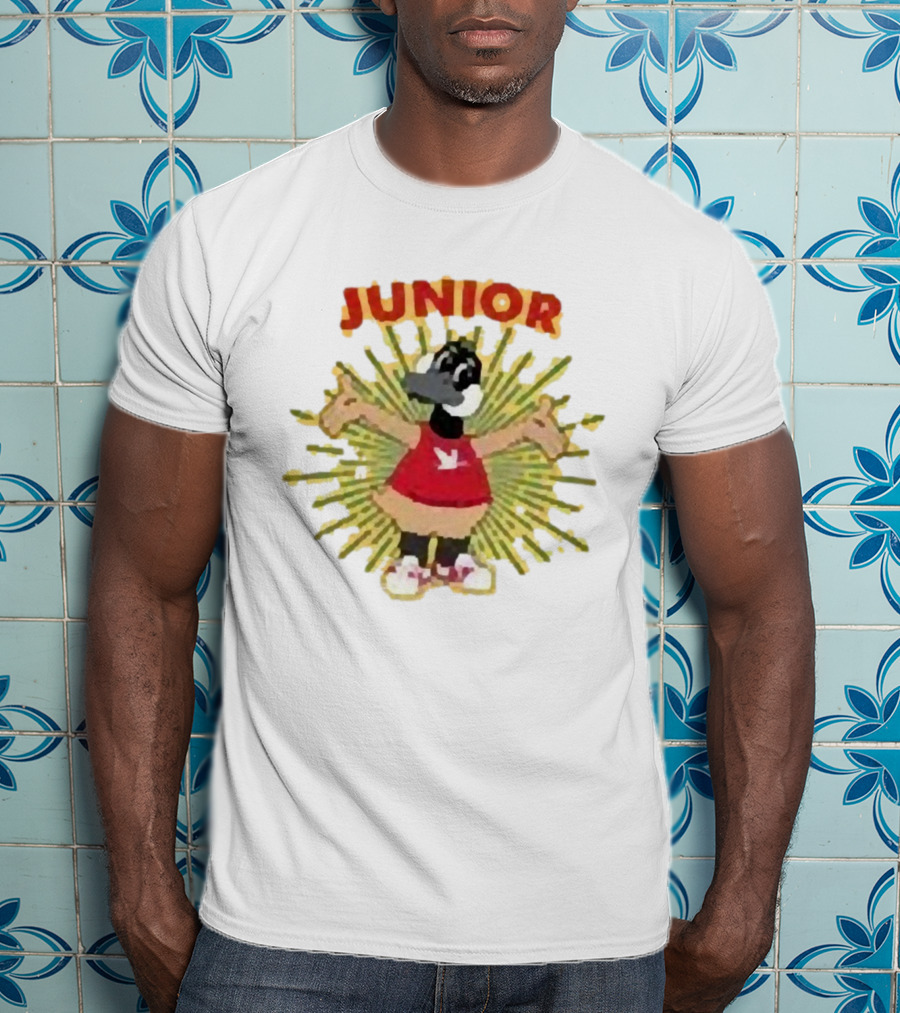 Wawa Junior Mascot Character With Radiant Burst T-Shirt