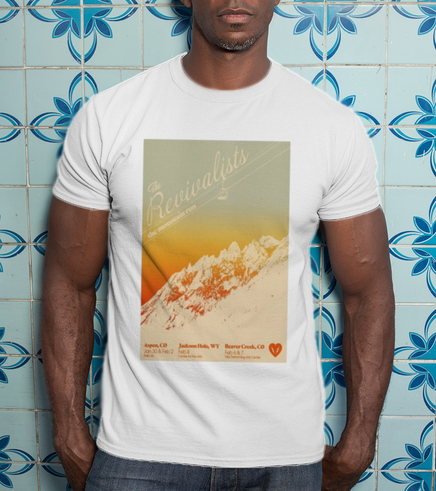 The Revivalists The Mountain Run Aspen Jackson Hole Beaver Creek 2026 T-Shirt