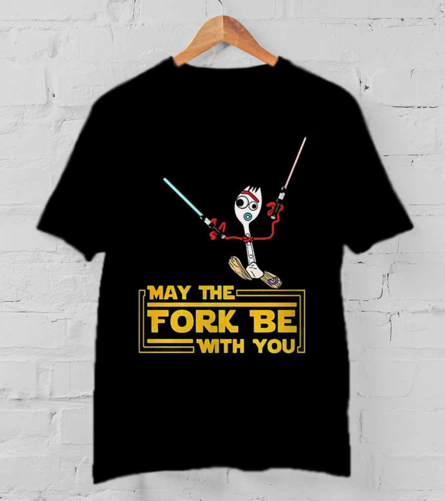 Forky May The Fork Be With You Star Wars Parody T-Shirt