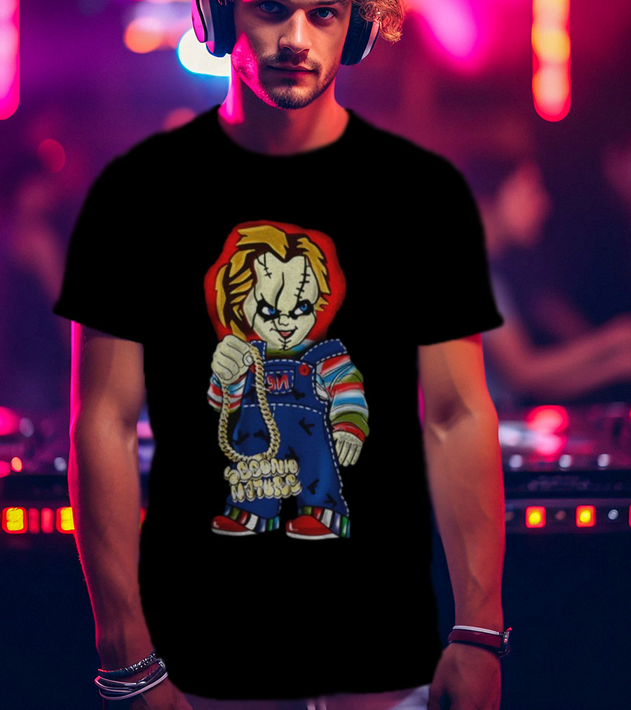 Chucky Child’s Play Second Nature Halloween Horror Figurine Chain T-Shirt