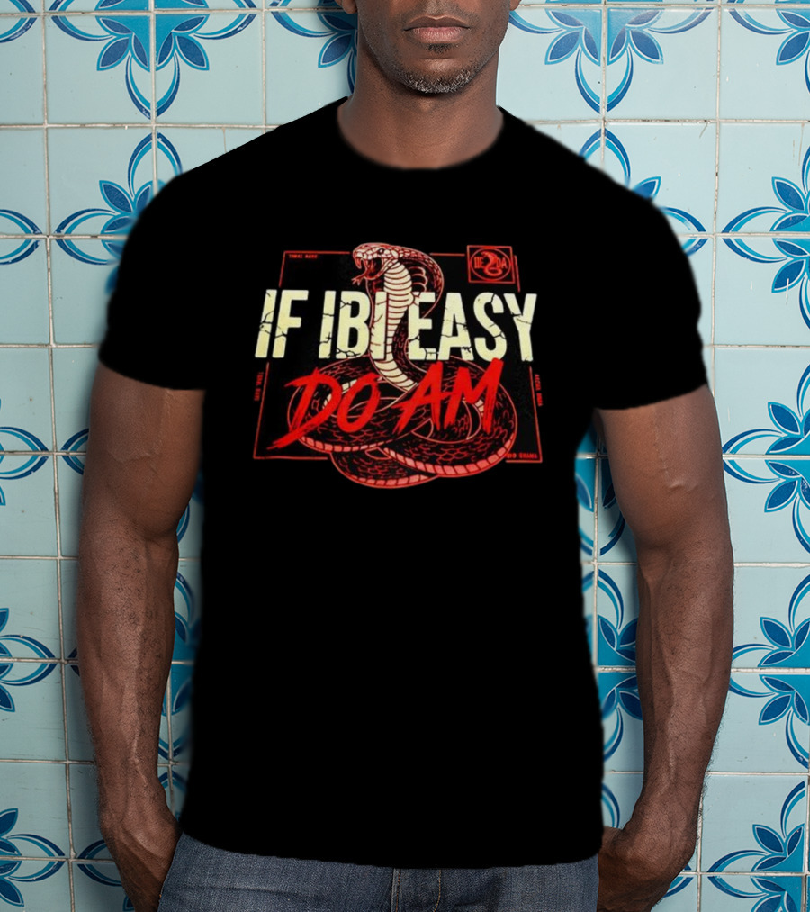 If IbI Easy Do Am Snake Illustration T-Shirt