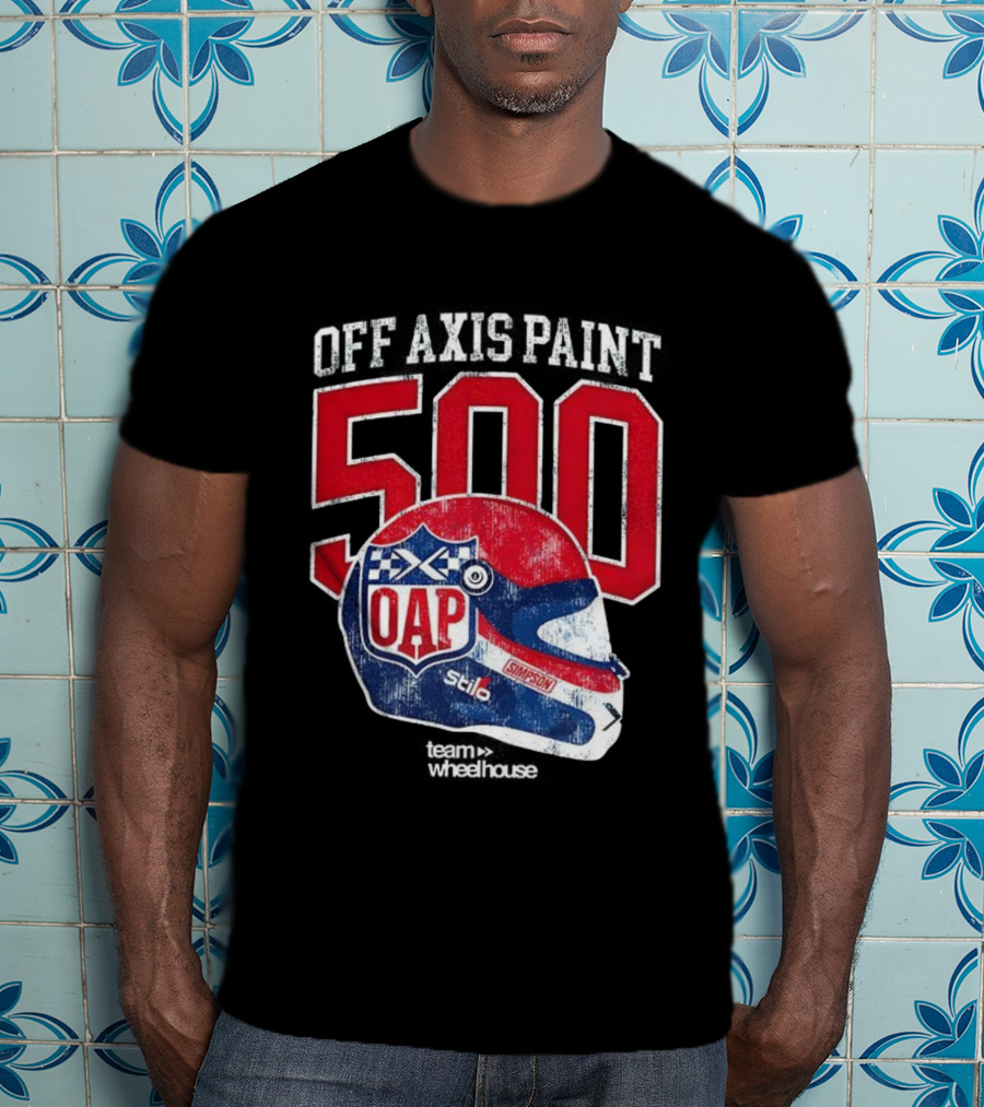 Off Axis Paint 500 OAP Helmet Stilo Simpson Racing T-Shirt