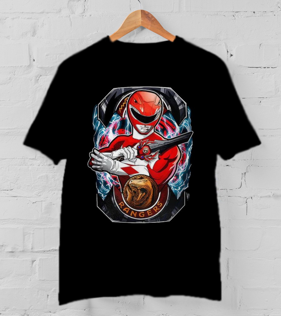 Mighty Morphin Power Rangers Red Ranger Tyrannosaurus Morphin’ Time T-Shirt