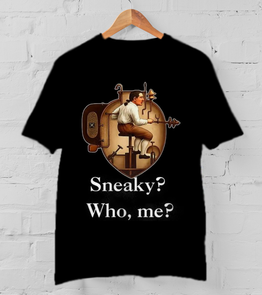 Steampunk Submarine Pilot Early Nautical Inventions Sneaky Style T-Shirt