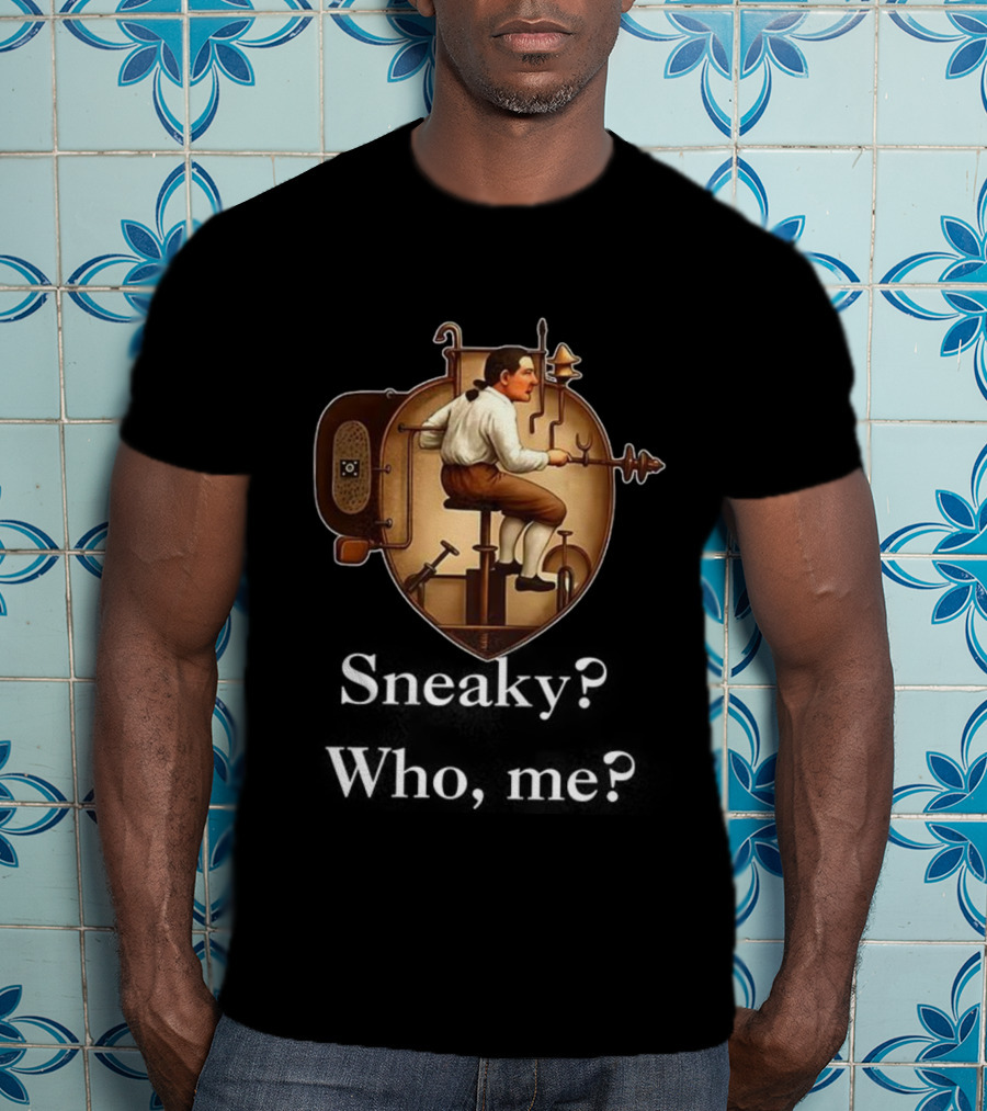 Steampunk Submarine Pilot Early Nautical Inventions Sneaky Style T-Shirt