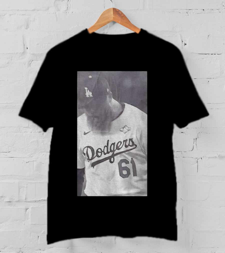 Will Klein 61 Los Angeles Dodgers MLB Baseball Vintage 2025 Commemorative Apparel T-Shirt