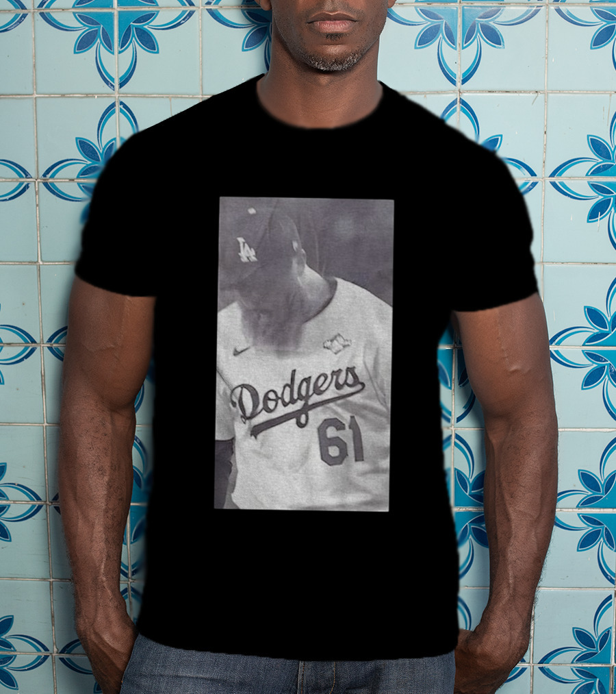 Will Klein 61 Los Angeles Dodgers MLB Baseball Vintage 2025 Commemorative Apparel T-Shirt