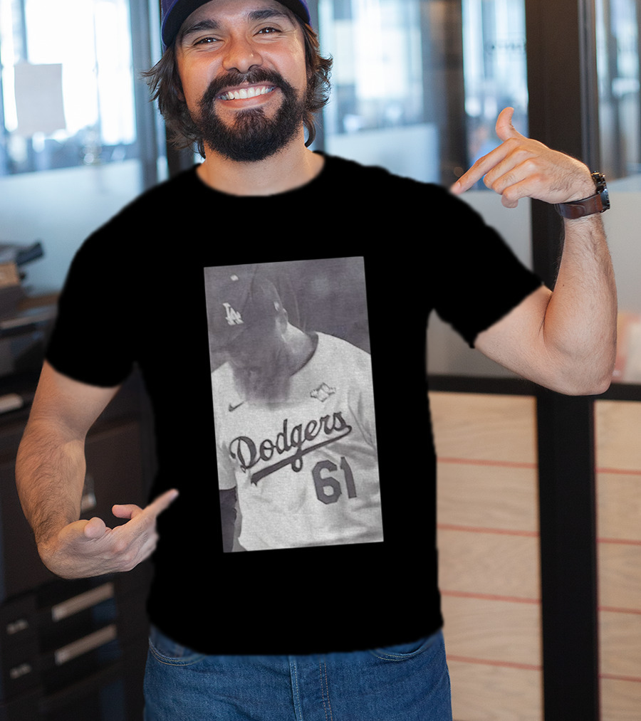 Will Klein 61 Los Angeles Dodgers MLB Baseball Vintage 2025 Commemorative Apparel T-Shirt