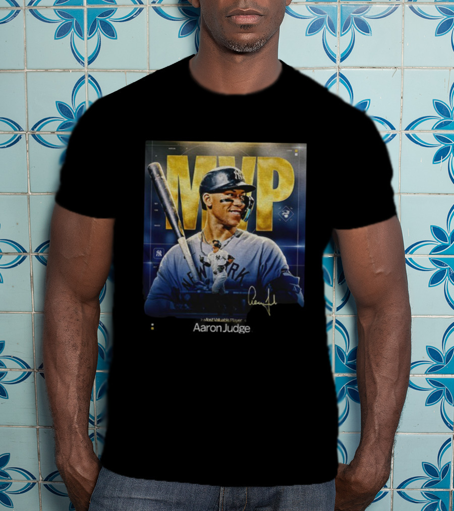 Aaron Judge New York Yankees MVP 2025 Most Valuable Player American League Signature T-Shirt