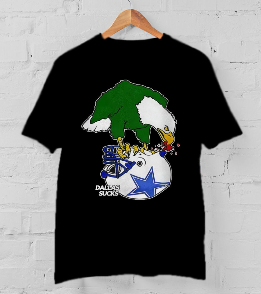 Philadelphia Eagles Pecking Dallas Helmet Dallas Sucks T-Shirt