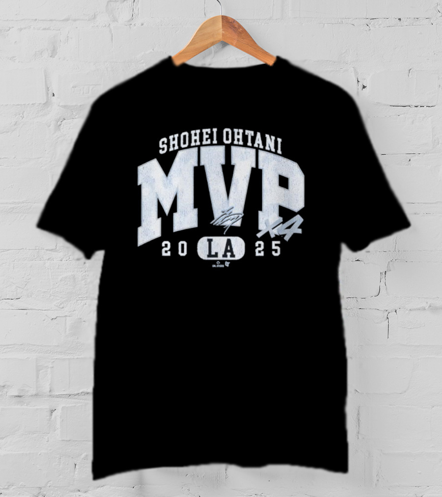 Shohei Ohtani MVP 2025 LA Signature T-Shirt