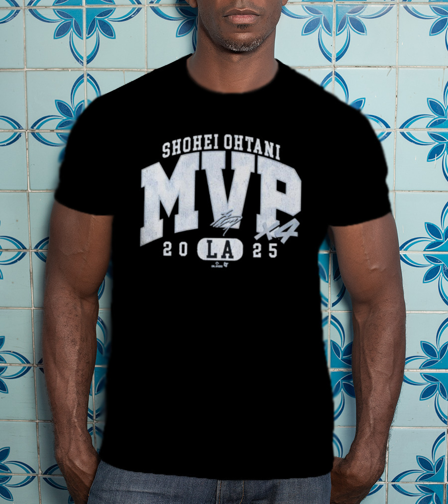Shohei Ohtani MVP 2025 LA Signature T-Shirt