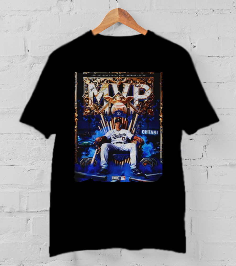 Shohei Ohtani 2025 National League MVP Los Angeles Dodgers FOX MLB Baseball T-Shirt