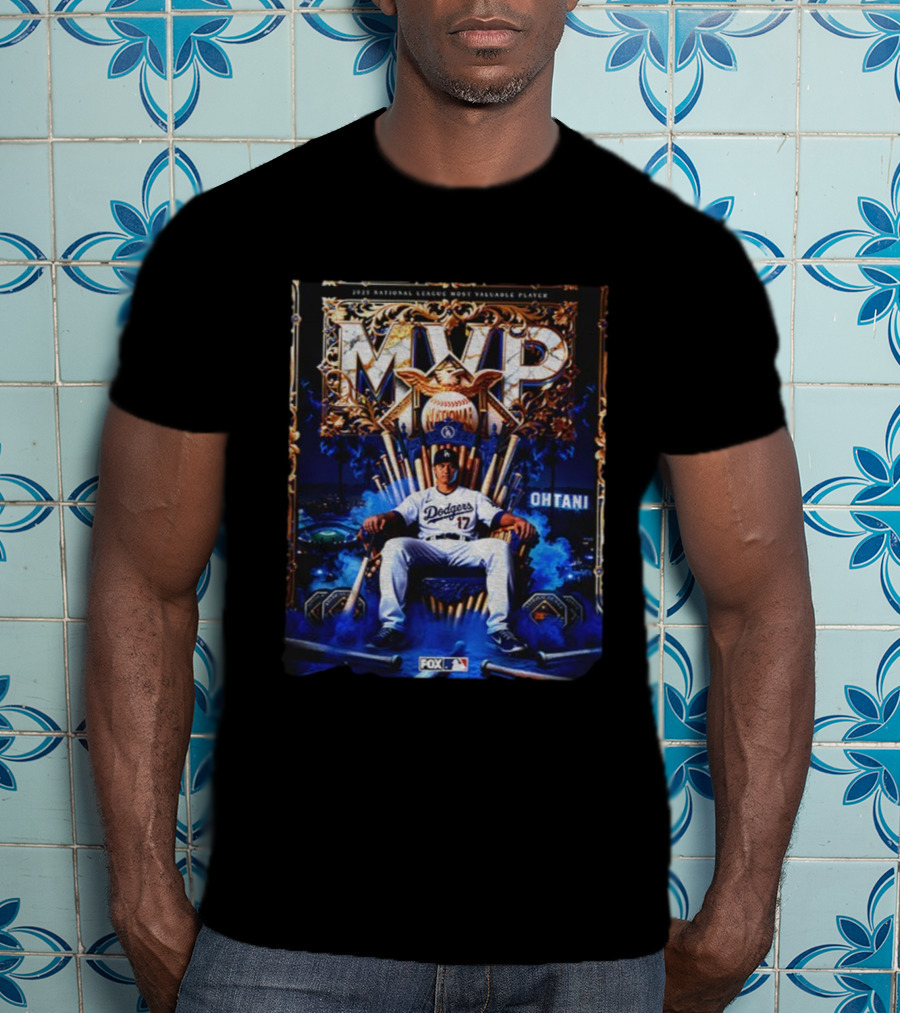 Shohei Ohtani 2025 National League MVP Los Angeles Dodgers FOX MLB Baseball T-Shirt