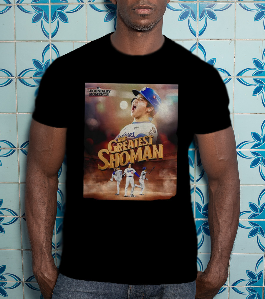 Legendary Moments Shohei Ohtani Los Angeles Dodgers The Greatest Shoman MLB T-Shirt