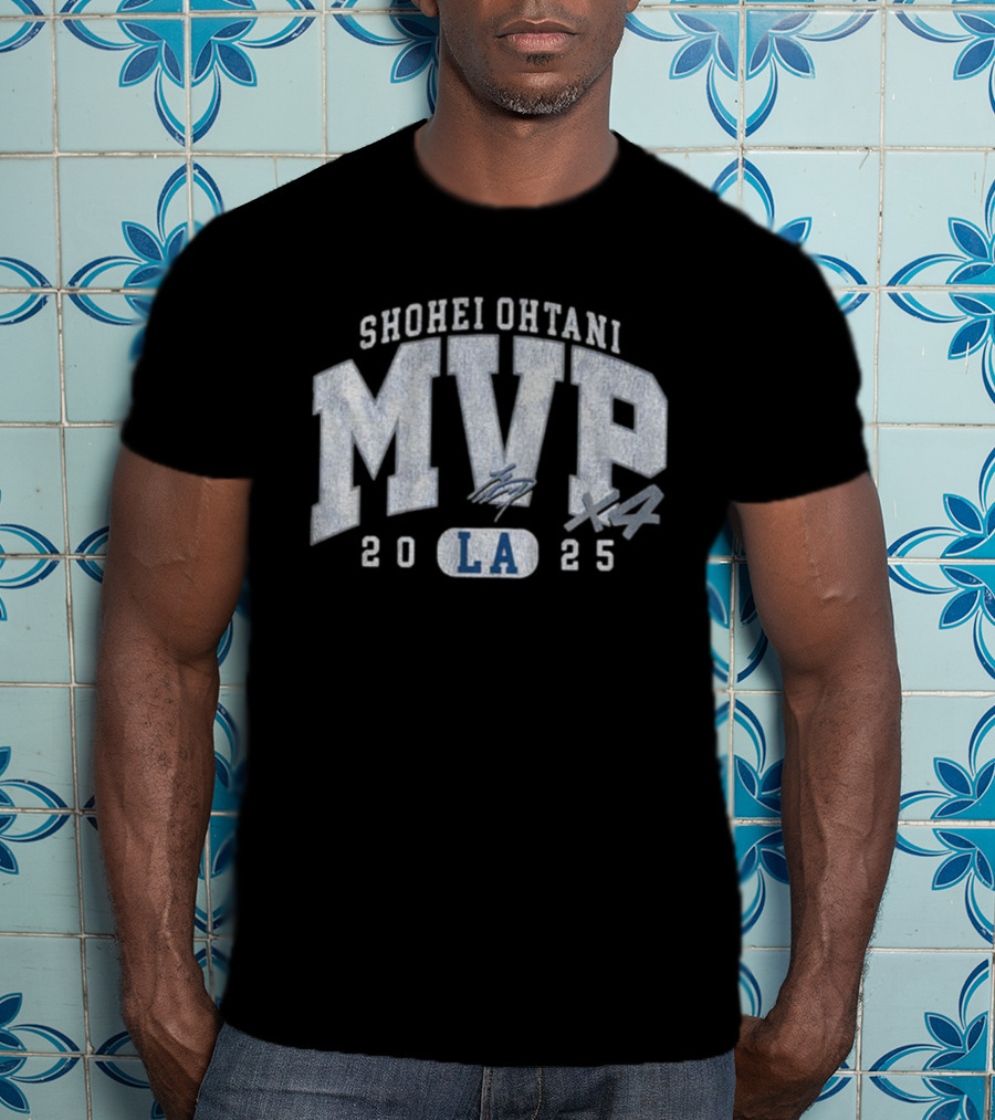 Shohei Ohtani MVP 2025 LA X4 T-Shirt