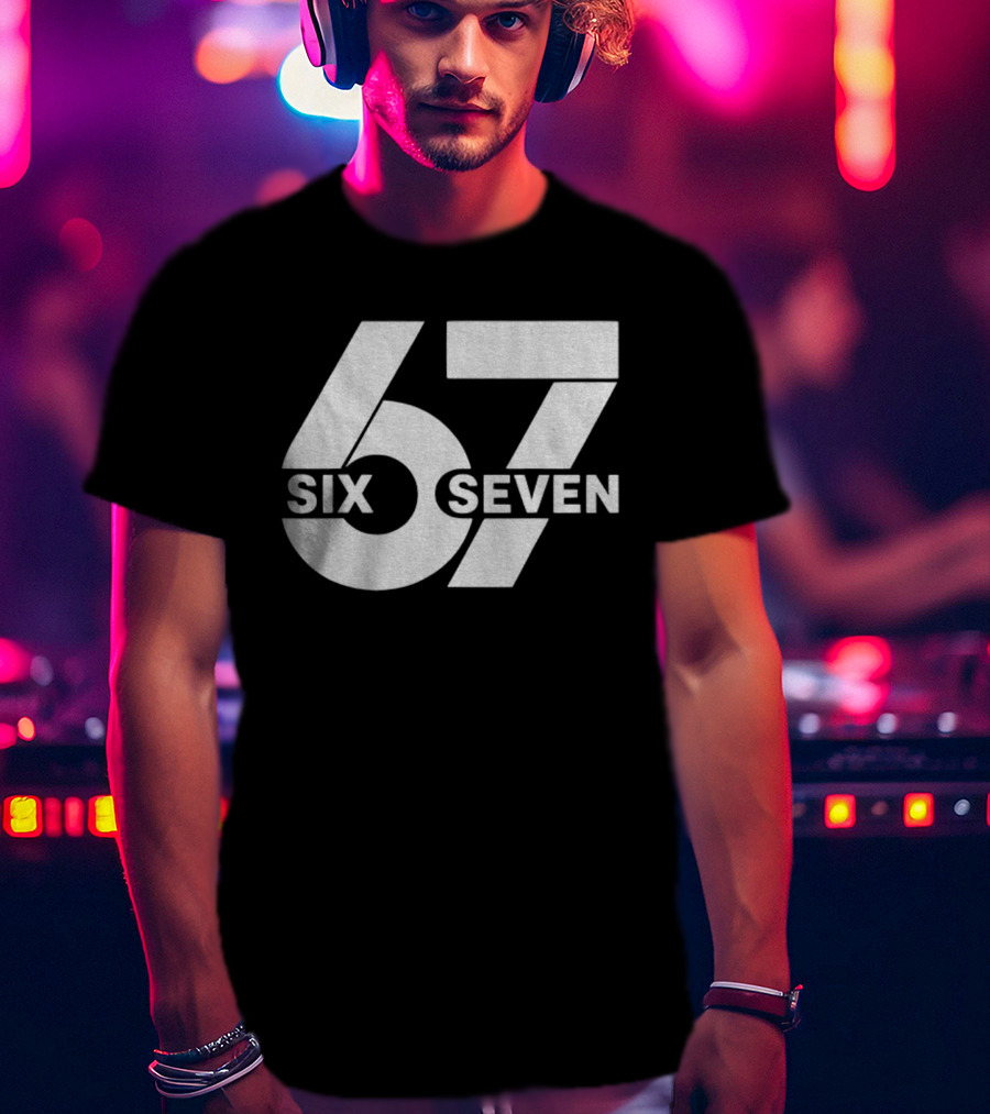 Six Seven 67 Meme Trendy Design T-Shirt