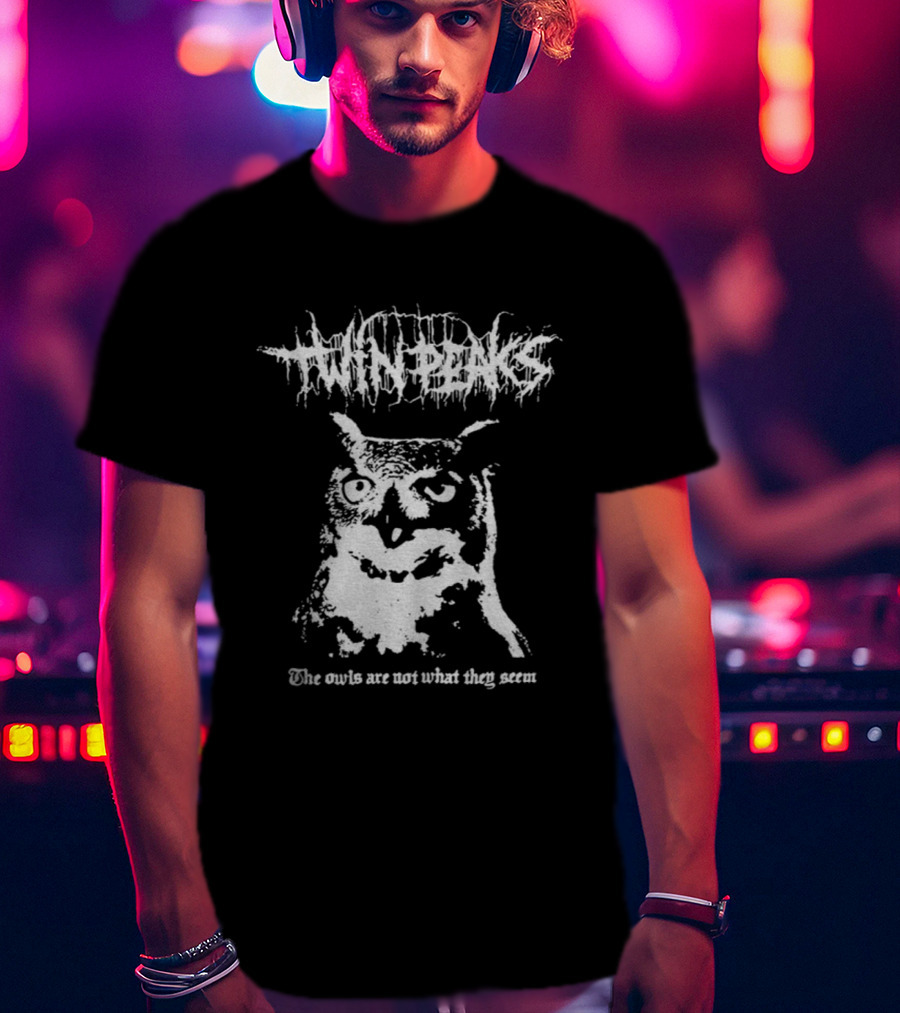 Twin Peaks The Owls Are Not What They Seem Mysterious Owl Graphic T-Shirt