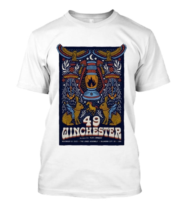 49 Winchester Oklahoma City November 19 2025 The Jones Assembly Event T-Shirt