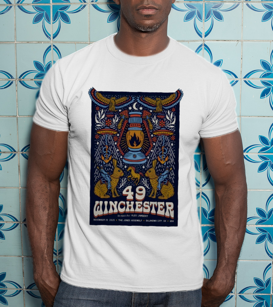 49 Winchester Oklahoma City November 19 2025 The Jones Assembly Event T-Shirt